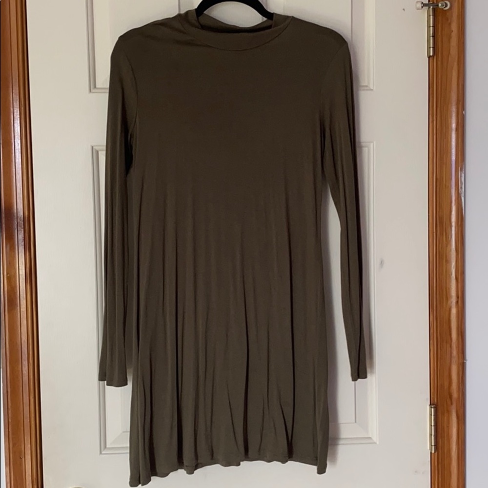 Mock Neck Dress